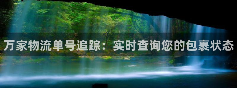 28圈软件：万家物流单号追踪：实时查