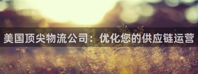 28圈注册平台：美国顶尖物流公司：优