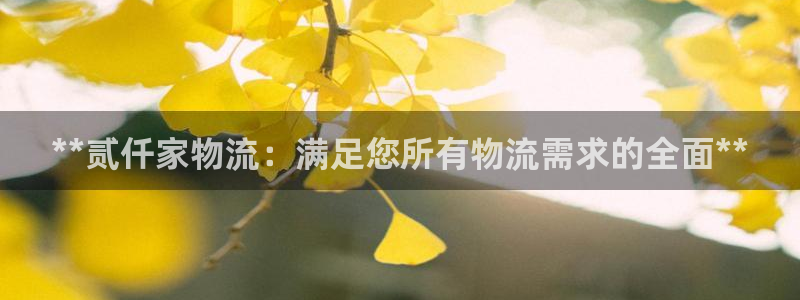 28圈软件：**贰仟家物流：满足您所