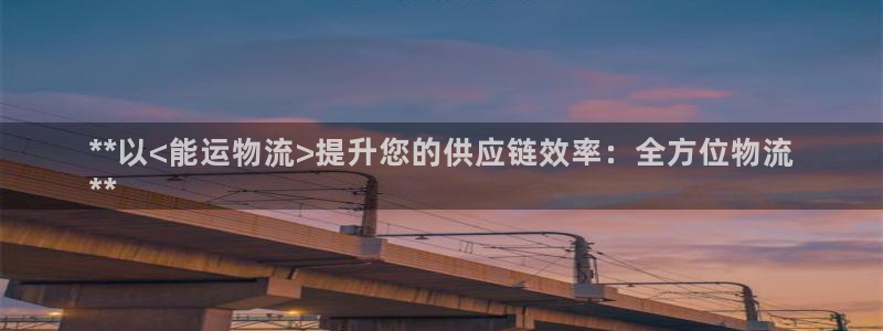 28圈游戏官网平台：**以<能运物流